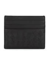 Men's Intrecciato Card Wallet Black - BOTTEGA VENETA - BALAAN 2