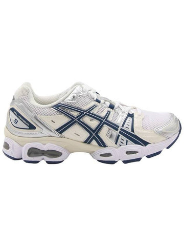 Gel Nimbus 9 Low Top Sneakers White Light Indigo - ASICS - BALAAN 1