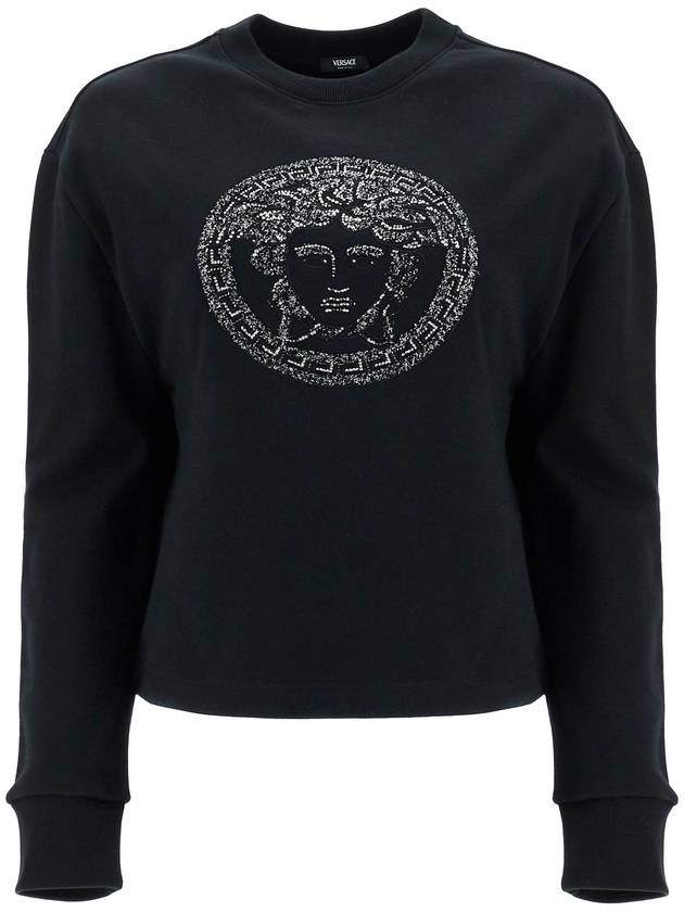 "boxy sweatshirt with med - VERSACE - BALAAN 1