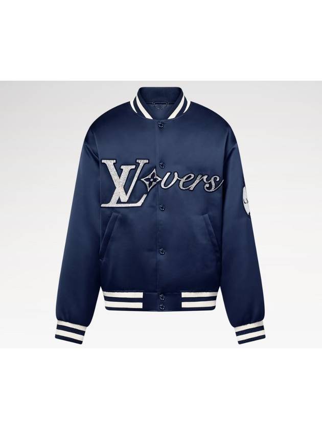 1AGHT2 LV Lovers Baseball Blouson - LOUIS VUITTON - BALAAN 1