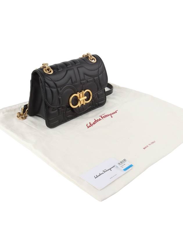 Ferragamo 21 H153 Gancini Quilted Flap Cross Bag 33689 - SALVATORE FERRAGAMO - BALAAN 8