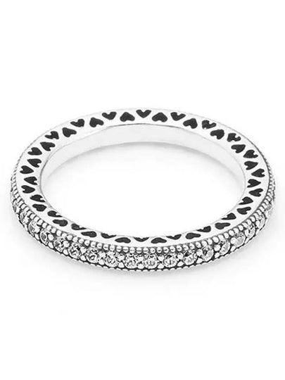 Sparkle Hearts Ring Silver - PANDORA - BALAAN 2