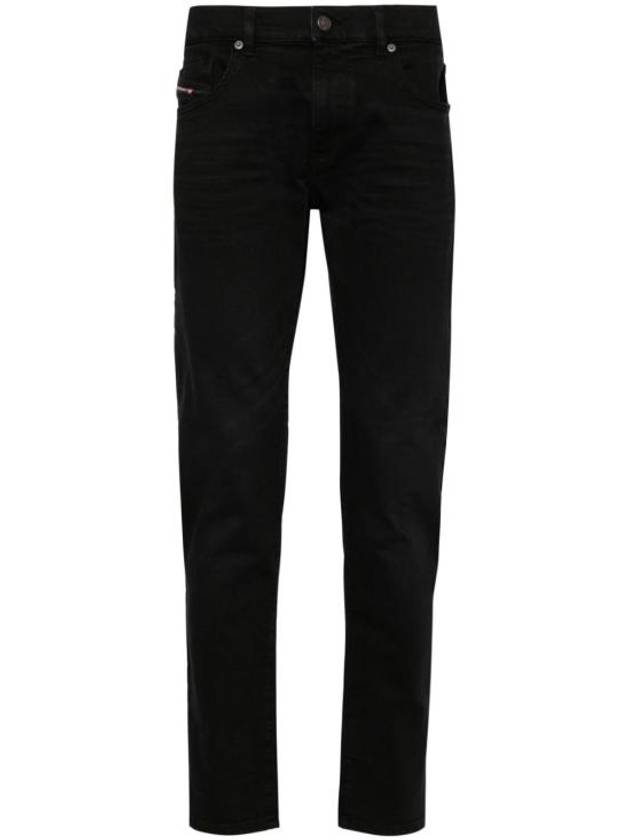 2019 D-Strukt Slim Fit Jeans Black - DIESEL - BALAAN 2