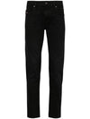 2019 D-Strukt Slim Fit Jeans Black - DIESEL - BALAAN 1