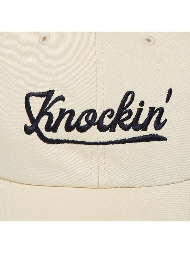 Nucking Logo BB Ball Cap Ivory - OGARP - BALAAN 5