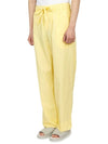 Poplin Pajamas Organic Cotton Straight Pants Lemonade - TEKLA - BALAAN 3