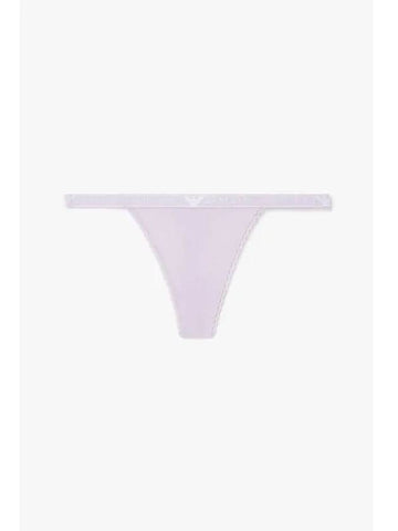 UNDERWEAR Women s Flower Embroidery Lace Thong Violet - EMPORIO ARMANI - BALAAN 1