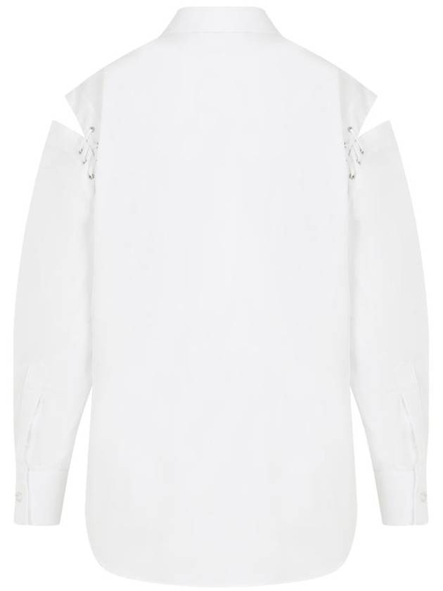 Blouse Shirt 790908 QAAAD 9000 OPTICAL WHITE - ALEXANDER MCQUEEN - BALAAN 3