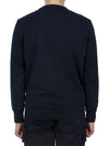 Logo Patch Cotton Sweatshirt Navy - CP COMPANY - BALAAN 5