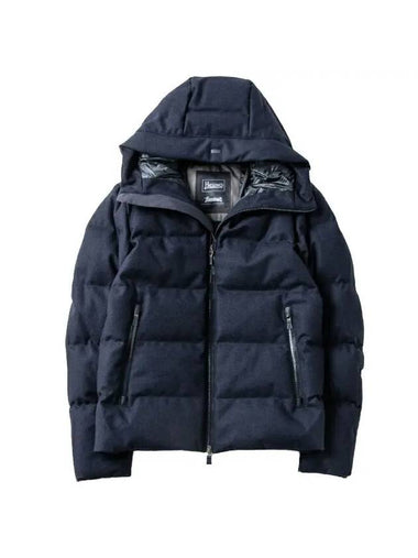 Hooded Down Padding Navy - HERNO - BALAAN 1