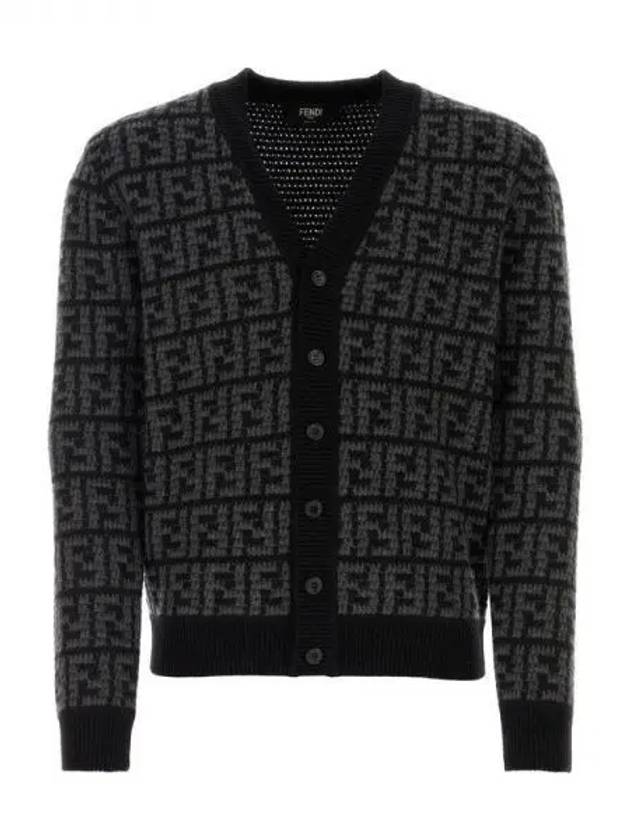 FF logo cashmere cardigan 270438 - FENDI - BALAAN 1