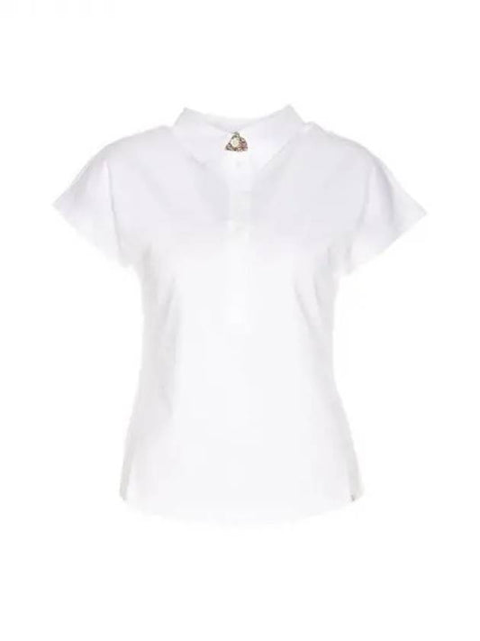 Slim fit cotton polo short sleeve shirt - HERNO - BALAAN 1