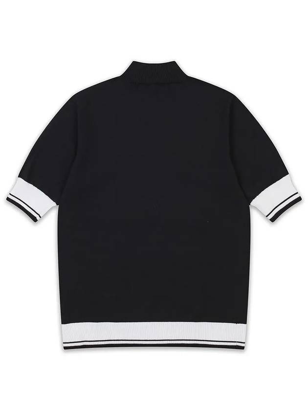 high neck short sleeve knit OF2712LABLACK - ONOFF - BALAAN 2