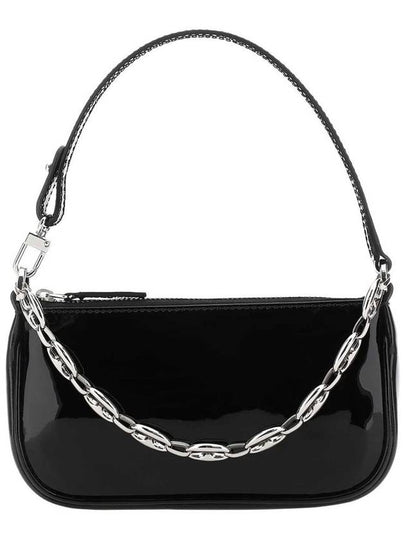 Shiny Rachel Mini Shoulder Bag Black - BY FAR - BALAAN 2