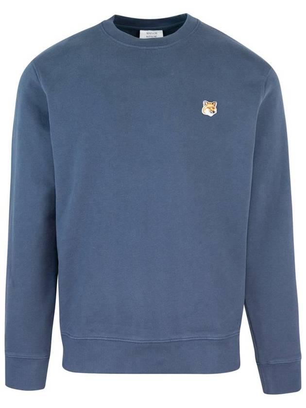 Fox Head Patch Regular Sweatshirt Midnight Blue - MAISON KITSUNE - BALAAN 2