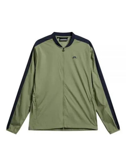 Tom Logo Zip-Up Jacket Oil Green - J.LINDEBERG - BALAAN 2