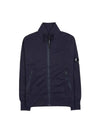 Lens Wappen Zip-Up Jacket Navy - CP COMPANY - BALAAN 2