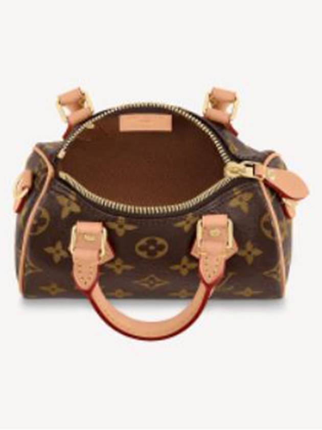 Nano Speedy Monogram Tote Bag Brown - LOUIS VUITTON - BALAAN 5