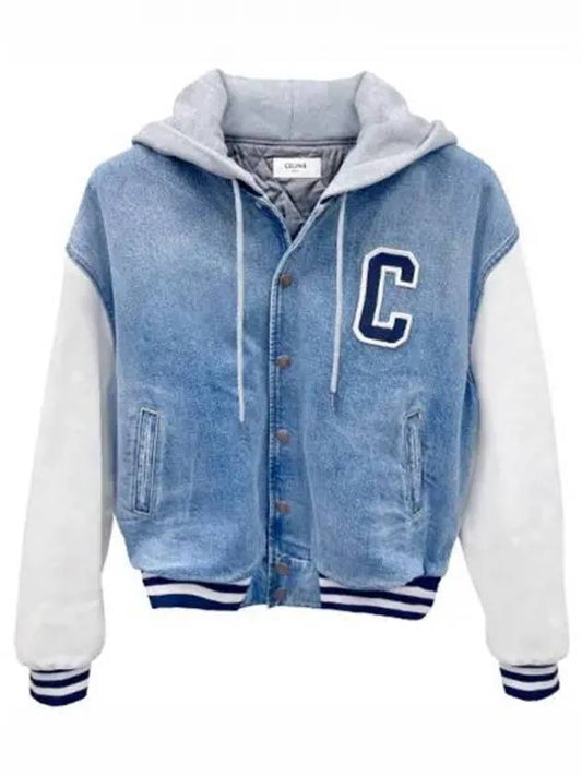 Denim loose teddy jacket pismo wash men s 270059 - CELINE - BALAAN 1