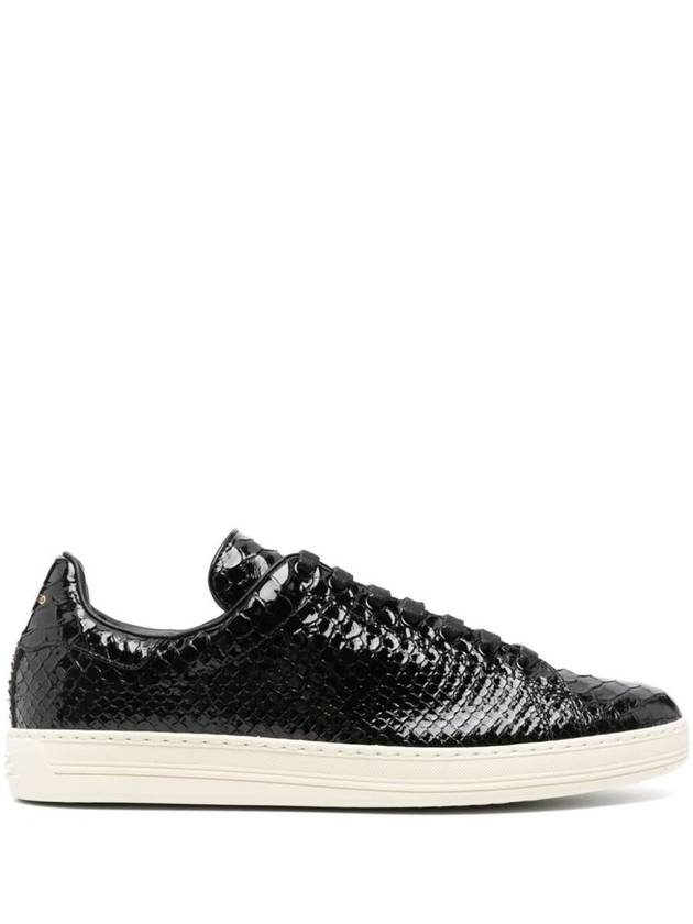 Tom Ford Patent Python Warwick Sneakers - TOM FORD - BALAAN 1