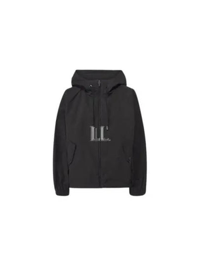 Pariseo Hooded Windbreaker Black - MAX MARA - BALAAN 2