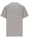 Fox Head Patch Classic Short Sleeve T-Shirt Grey Melange - MAISON KITSUNE - BALAAN 4