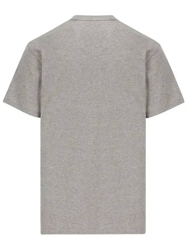 Fox Head Patch Classic Short Sleeve T-Shirt Grey Melange - MAISON KITSUNE - BALAAN 4