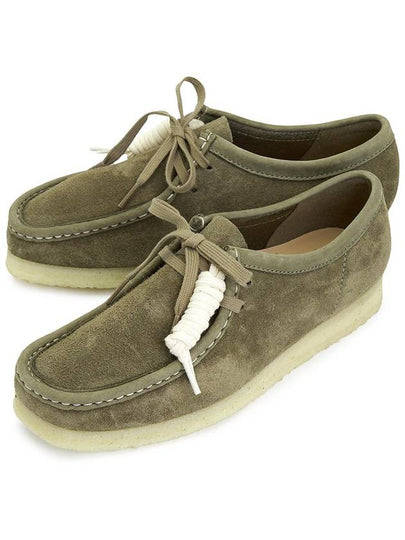 Wallabee Suede Loafer Pale Khaki - CLARKS - BALAAN 2