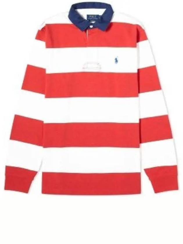 Classic fit striped rugby t-shirt 710926275003 - POLO RALPH LAUREN - BALAAN 2