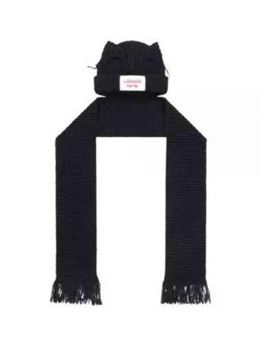 CHUNKY EARS BEANIE SCARF 041130202 - CHARLES JEFFREY LOVERBOY - BALAAN 1