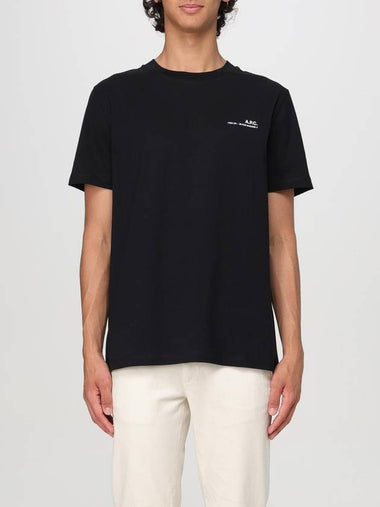 T-shirt A.P.C. in cotone con logo - A.P.C. - BALAAN 1