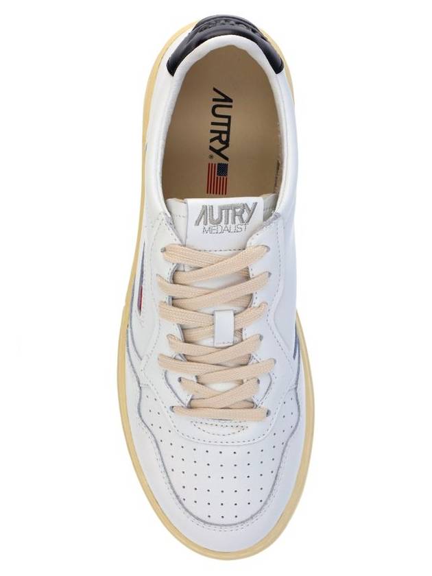 Medalist Black Tab Low Top Sneakers White - AUTRY - BALAAN 5