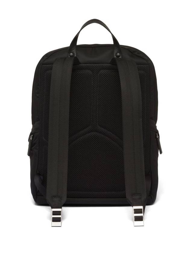 Triangle Logo Re-Nylon Backpack Black - PRADA - BALAAN 3