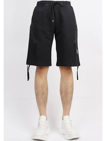 Lens Wappen Shorts Black - CP COMPANY - BALAAN 1