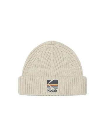 KODAK Apparel Rainbow Short Beanie IVORY - KODO - BALAAN 1