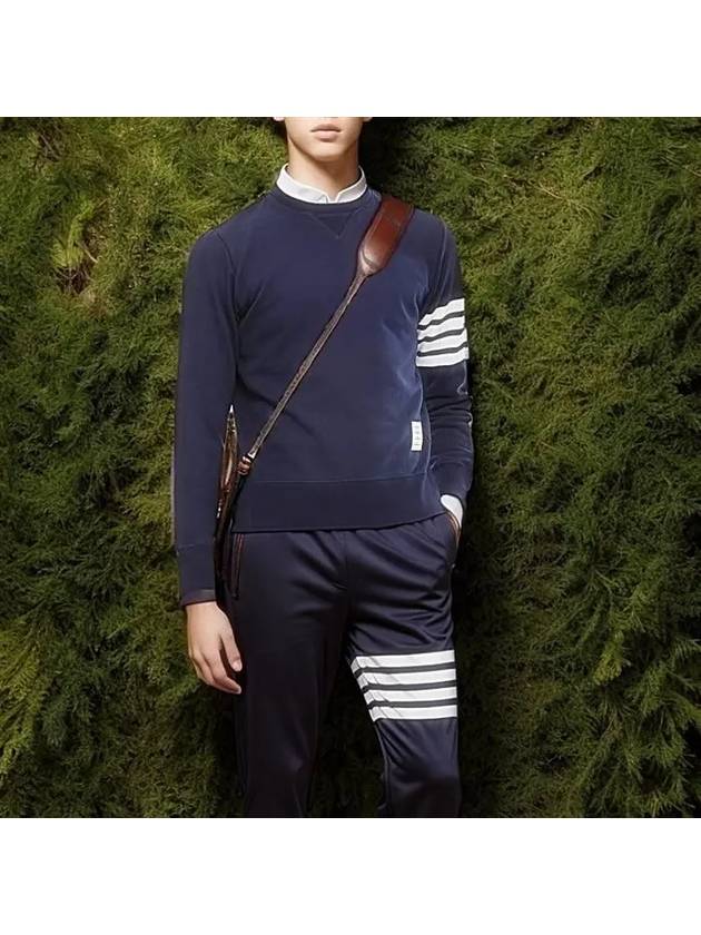 4 Bar Loopback Jersey Sweatshirt Navy - THOM BROWNE - BALAAN 7