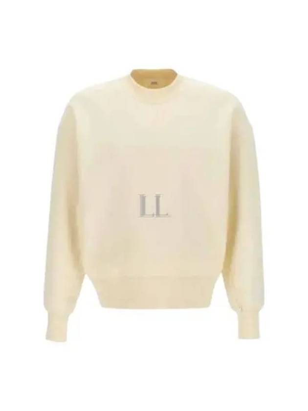 Alexandre Mattiussi Embroidered Logo Sweatshirt Ivory - AMI - BALAAN 2