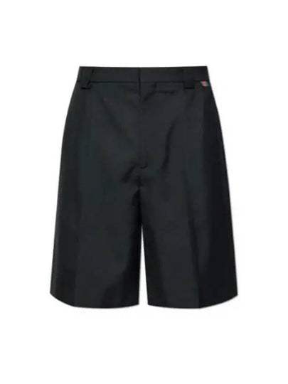 787249 ZAMI Army I 1043 Web Wool Blend Twill Shorts - GUCCI - BALAAN 1