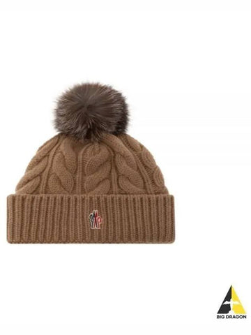 3B00009 A0069 234 Logo Patch Foam Beanie - MONCLER - BALAAN 1