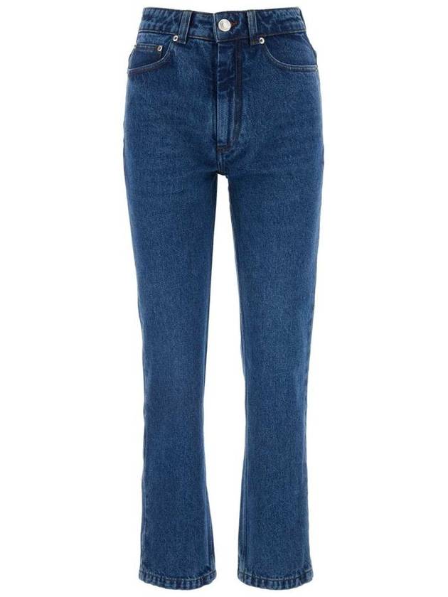 Classic Fit Denim Straight Jeans Blue - AMI - BALAAN 1