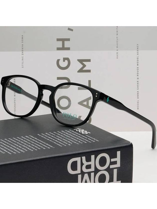 Glasses frame PH2232 6000 black horn rim square - POLO RALPH LAUREN - BALAAN 2