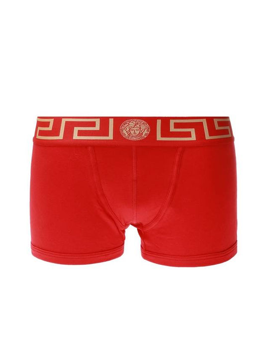 Greca Border Trunk Briefs Red - VERSACE - BALAAN 1