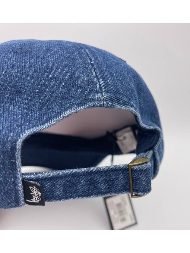 Stock Low Pro Ball Cap Washed Navy Denim - STUSSY - BALAAN 8