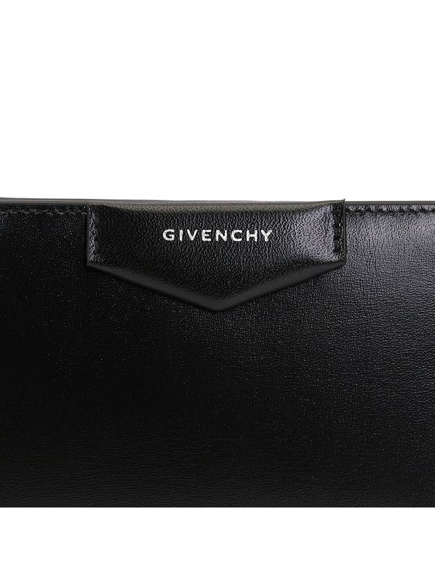 Antigona Box Leather Half Wallet Black - GIVENCHY - BALAAN 8