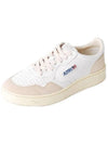 Medalist Suede Low Top Sneakers White - AUTRY - BALAAN 2