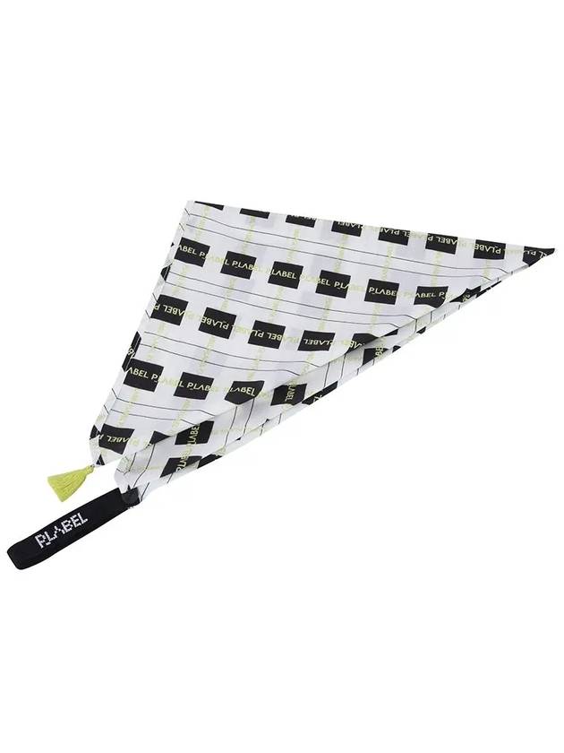 Checkerboard scarf MX3SF066WHT - P_LABEL - BALAAN 4