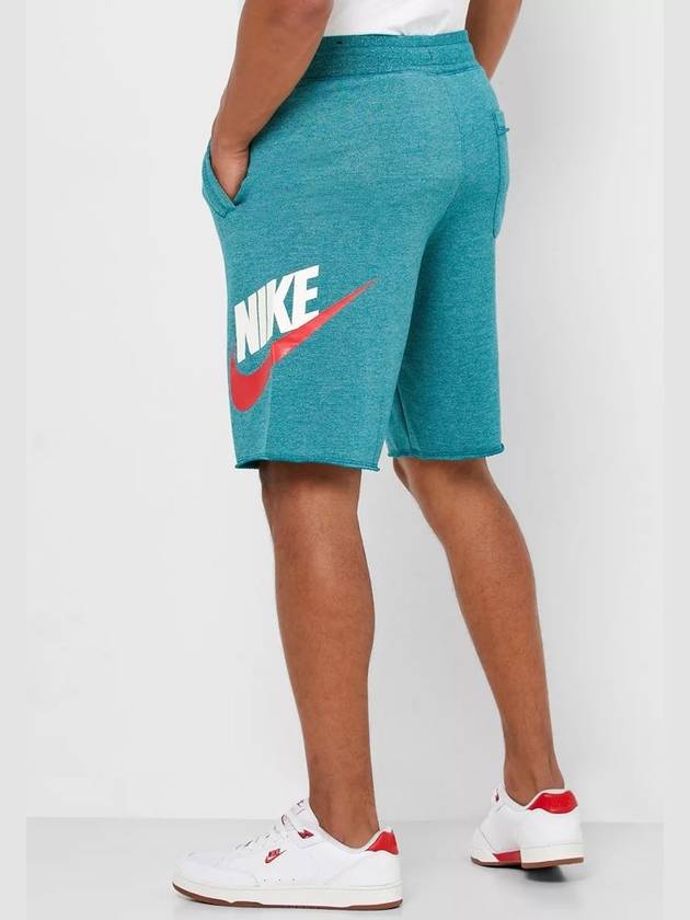 Sportswear French Terry Shorts Light Teal - NIKE - BALAAN 4