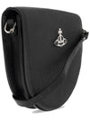 Saffiano Saddle Cross Bag Black - VIVIENNE WESTWOOD - BALAAN 4