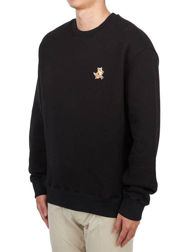 Fox Cotton Sweatshirt Black - MAISON KITSUNE - BALAAN 3