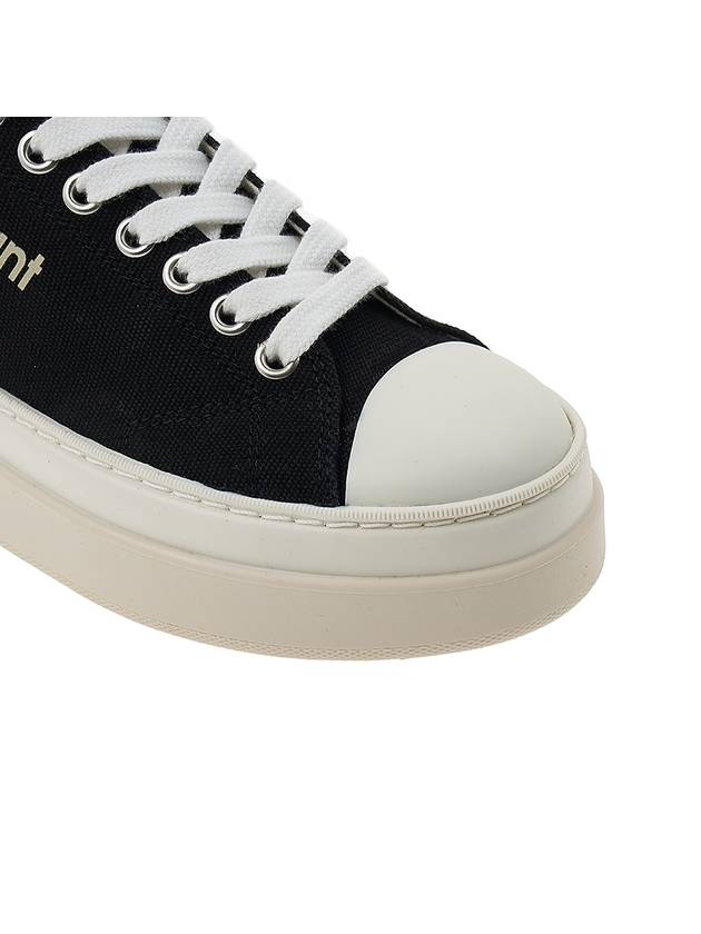 Austin Logo Print Platform Low Top Sneakers Black - ISABEL MARANT - BALAAN 10